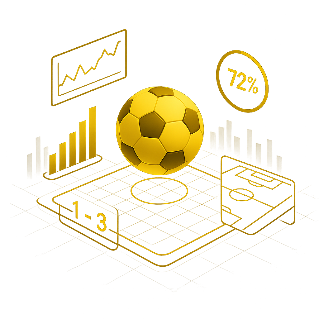 Football analytics illustration